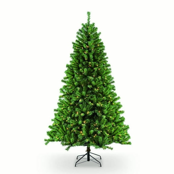 Puleo International 9 ft. Pre-Lit Northern Fir Artificial Christmas Tree with 800 Clear UL listed Lights