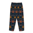 thumbnail image 3 of Lsque Mexican Flower Print Women's Pajama Pants, Lounge Pant - Comfortable Home Wear,Elastic Waistband, Stylish Design-XX-Large, 3 of 9