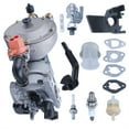 thumbnail image 3 of Dual Fuel Carburetor Carb Kit for Honda GX160 GX200 168F Spacer Fuel Petcock US, 3 of 4