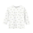 thumbnail image 3 of GaThRRgYP Boys and Girls Underwear,Children's and Girls Blouse,Boys and Girls Printed Three-quarter Sleeve Round Neck Children's Top Pullover Bottoming Shirt Multicolor#7 7 Years, 3 of 4