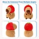 thumbnail image 5 of Peluche Ditucu Cute Capibara con sombrero de fresa de 43 cm, color marrón, 5 of 7