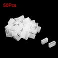 thumbnail image 2 of Unique Bargains 50pcs Silicone Plug Fit 5630 12mm Wide LED Tube Strip Light End Cap Cover White, 2 of 3