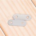 thumbnail image 4 of 20pcs 37/47/57/77mm Stainless Steel Flat Steel Brackets Mending Plates Repair Fixing Bracket Furniture Hardware, 4 of 8