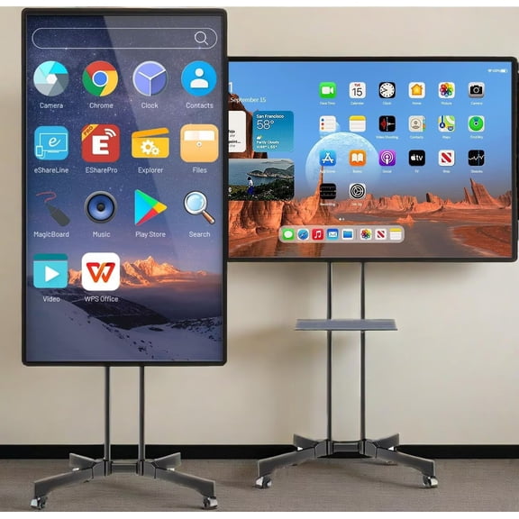 JYXCN Interactive Smart Board 49 Inch, Enhance Learning & Collaboration! All-in-One Touch Screen Interactive Whiteboard with Dual System & Cloud Sharing Perfect for Office & Education​