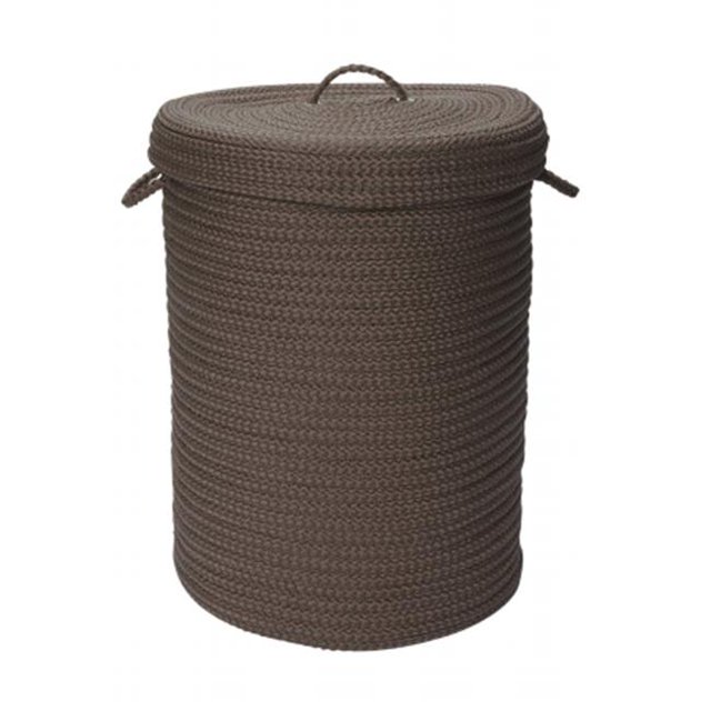Simply Home Solid Gray 16x16x24 hamper w/ lid