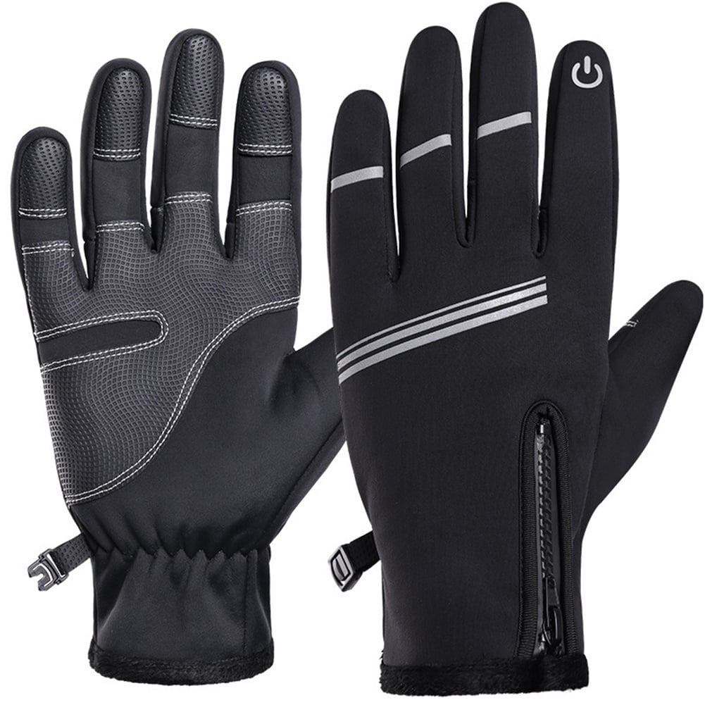 2020 New Men´s Winter Warm Gloves Black Touch Screen Waterproof ...