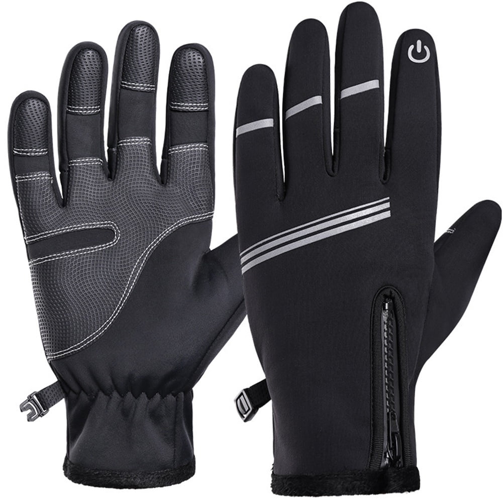 2020 New Men´s Winter Warm Gloves Black Touch Screen Waterproof