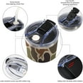 thumbnail image 3 of Duck Hunter Camouflage 40oz Tumbler with Straw And Lid Insulated Stainless Steel Travel Tumbler Coffee Cup Mug Water Bottle with Handle, Fits in Car Cup Holder, 3 of 6