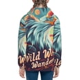 thumbnail image 6 of Kdxio Western Style Bald Eagle Pattern Kids Boys Girls Zip Up Hoodie 3D Printed Hooded Sweatshirt Hoody Coat with Pocket 7-12 Y-Medium, 6 of 6