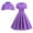 Purple, variant on 1950s Vintage Cocktail Dresses for Women Wedding Guest Retro 50's Swing Dresses Church Tea Party Prom Dress with Shrug