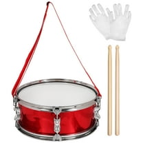 Raindrops 1 Set Musical Instrument Kids Red Color Snare Drum for Marching Band
