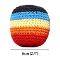 thumbnail image 4 of 12PCS Hand-Made Knitted Footbag Sack,2026 Upgraded Assorted Foot Bag Crochet Hacky Ball, Colorful Crochet Footbags for Adults Kids, Crochets Sack Knitted Hacky, Outdoor Game, 4 of 7