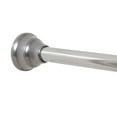 thumbnail image 6 of Better Homes & Gardens Wave Finial No Rust 43” to 72” Adjustable Tension Shower Curtain Rod, Nickel, 6 of 7
