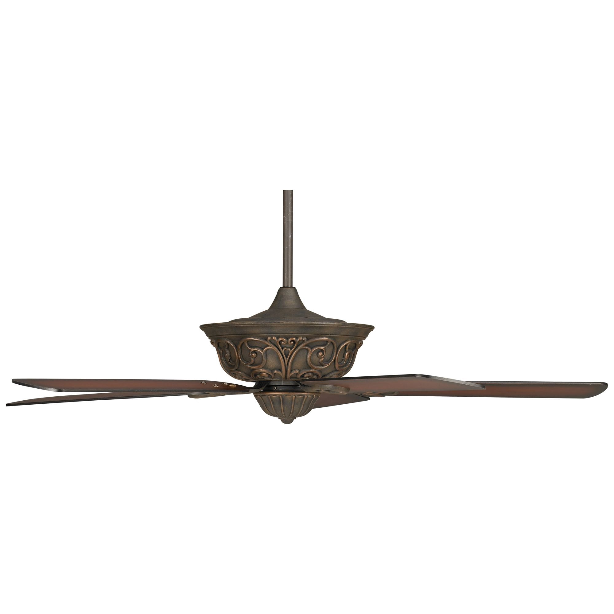 52" Casa Vieja Contessa Vintage Rustic Indoor Ceiling Fan Bronze Copper Shaded Cherry for Living Kitchen House Bedroom Family Dining Home Office Room