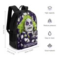 thumbnail image 2 of Beetlejuice Backpack Schoolbag Casual Daypack Rucksack Bookbags Lightweight Gym Bag, 2 of 8