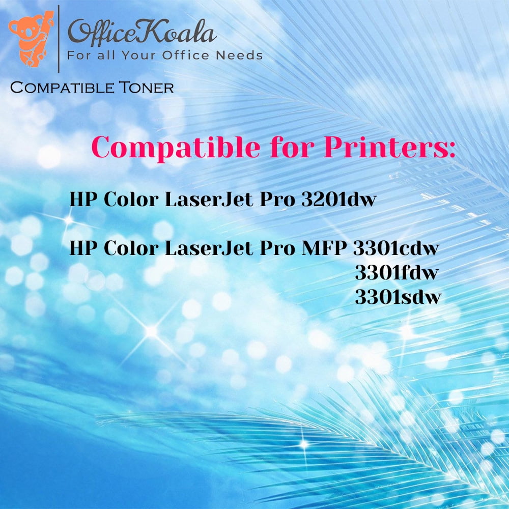 218A Toner Cartridges 4 Pack Compatible Replacement For HP 218A 218X Toner Cartridges For Color Laserjet Pro MFP 3301fdw 3301cdw 3201dw 3301sdw Printer W2180A W2180X High Yield