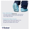 thumbnail image 4 of Dukal Protective Boot & Shoe Covers, Disposable, Non-Skid, Universal Fit, Pack of 100 (100 Pairs), Blue, 200 Count, 4 of 4
