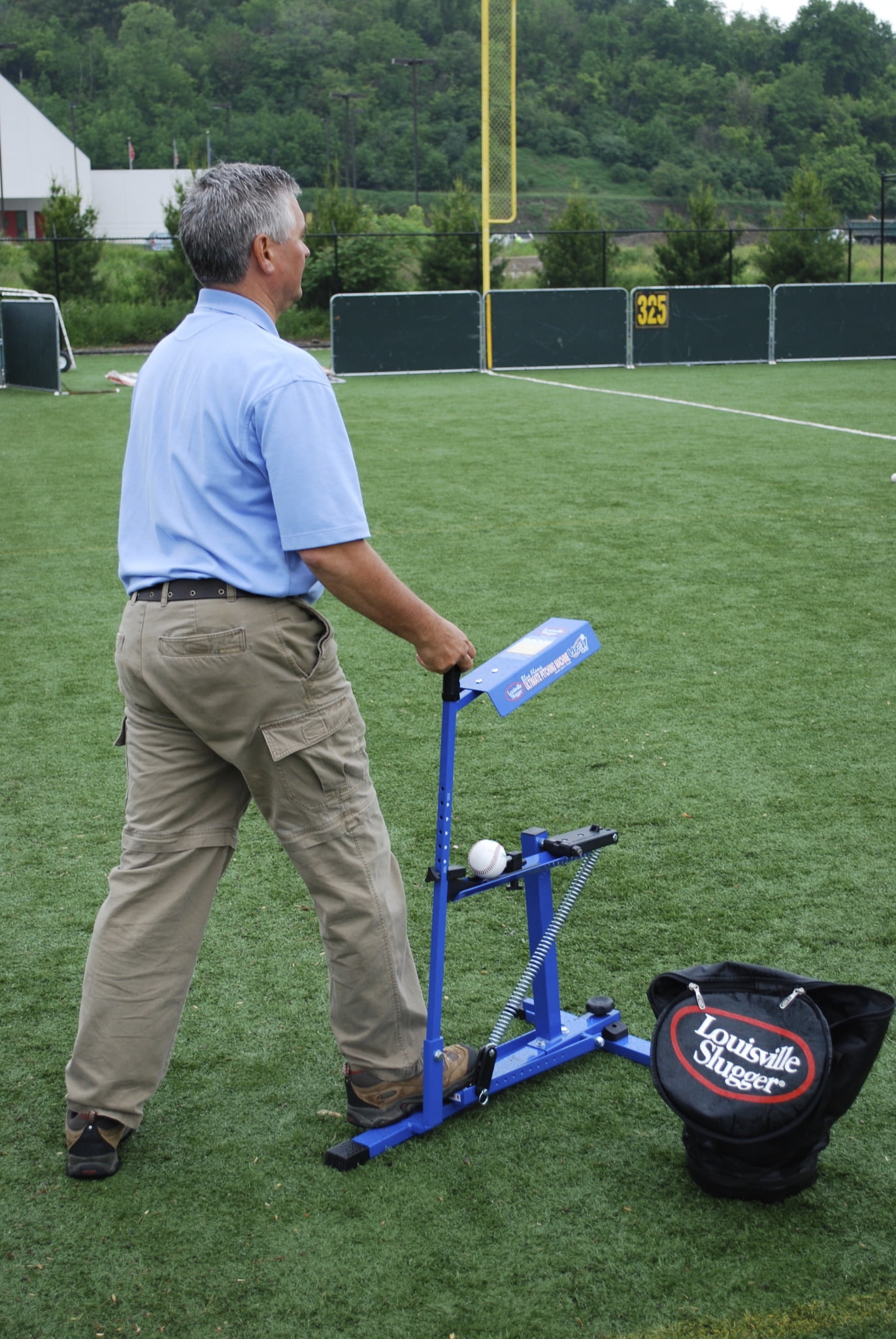 louisville blue flame pitching machine