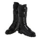 thumbnail image 5 of Botas de tacón plano hasta la rodilla para mujer, zapatos de piel sintética, escala 1/6, para figura de acción DID de 12 pulgadas C, 5 of 9
