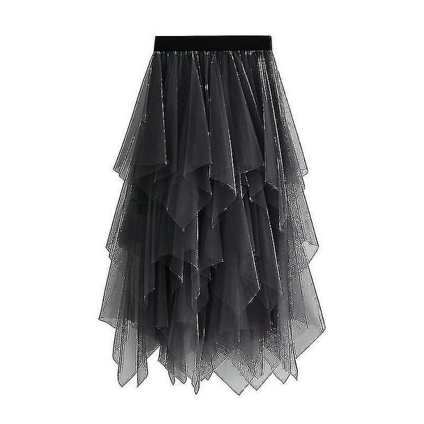 Black tulle skirt apricot discount