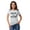 White, variant on Inkmeso Crew Neck Mom Wow Graphic Tshirt Short Sleeve Women Cotton Tee Casual