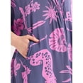 thumbnail image 3 of Joyspun Women’s Sleepwear Woven 46” Caftan Nightgown, S-4X, 3 of 5