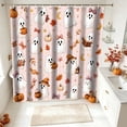 thumbnail image 5 of Halloween Shower Curtain Vintage Fall 70.9x59.1in Polyester Waterproof & Quick Dry for Bathroom Bathtub Home Apartment by MPOISVA, 5 of 6