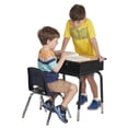 thumbnail image 3 of ECR4Kids School Stack Chair Chrome Legs, Multiple Sizes/Colors/Types, 3 of 7