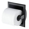 thumbnail image 4 of Portarrollos Empotrado Para Papel Higiénico, Portarrollos De Acero Inoxidable 304 Negro, Chapado En Cr, Para Pared Interior, Para, 4 of 7