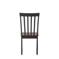 thumbnail image 4 of Boraam Bloomington High Back Wood Dining Chairs, Set of 2, Black/Cherry Finish, 4 of 9
