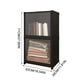thumbnail image 2 of Armario de Almacenamiento Qazbgdl de 2 Niveles con Puertas Transparentes y Ventanas Esmeriladas | Librería y Armario Moderno para Dormitorio, Salón U Oficina | 71 Cm de Alto X 42 Cm de Ancho X 30 Cm, 2 of 6