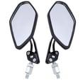 thumbnail image 1 of EeaseCA 1 Pair Motorbike Retroreflector Motorcycle Rearview Mirror Modified 360°Rotated Adjustable Rearview Mirror (Black), 1 of 7