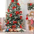 thumbnail image 2 of Yayeee Christmas Tree Skirt 47 inches for Xmas Tree Holiday Party Decoration, Beige Christmas Trees, 2 of 6