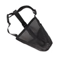 thumbnail image 4 of Dog Muzzle, Comfortable Foldable Fully Covered Adjustable Dog Mesh Muzzle Wear  Black  For Chewing XS,S,M,L,XL, 4 of 8