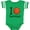 Football Green and White, variant on Inktastic I Heart Basketball Boys or Girls Baby Bodysuit