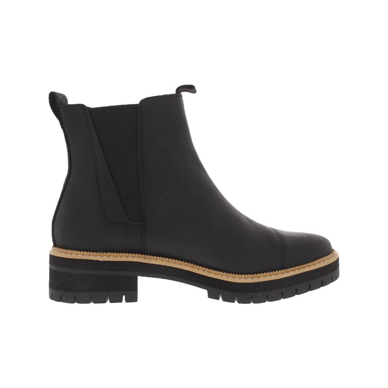 【MODERNIF】Toms Leather Chelsea Boots Toms Womens Leather Chelsea Boots, Dakota Style, Pull On