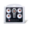 thumbnail image 1 of Team Golf Cincinnati Bengals Pack de 4 Balles de Golf et Outil de Plongée Cadeau Ensemble, 1 of 1