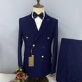 thumbnail image 3 of arare Amazon AliExpress Explosive Men‘s Suit Full Double-Breasted Men‘s Suit Slim Fit Clothes, 3 of 7
