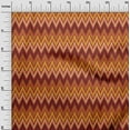 thumbnail image 2 of oneOone Cotton Silk Fabric Chevron Ikat Print Sewing Fabric BTY 42 Inch Wide, 2 of 4