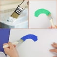 thumbnail image 3 of Paquete de 50 pinceles desechables de cerdas naturales de 1 pulgada con mango de madera para pintura acrílica, tintes, barnices, acuarelas, muebles, pegamentos, pintura mural y yeso., 3 of 5