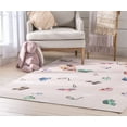 thumbnail image 6 of Well Woven Kids Rugs Traffic Modern Blush Printed Distressed Machine Washable 3'3" x 5' Area Rug, 6 of 7