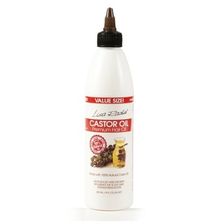 Lisa Rachel Castor Oil 8 oz. -castor oil for thinning hair, castor oil for hair fall,castor oil hair moisturizer, castor oil hair
