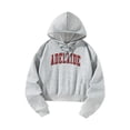 thumbnail image 3 of Sudadera de Manga Larga Del Jersey de Los Equipos Del Activewear de Las Sudaderas con Capucha de Del Top de La Sudadera de Las Mujeres para L, 3 of 8