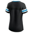 thumbnail image 3 of Women's Fanatics Black Carolina Panthers Original State Lace-Up T-Shirt, 3 of 3