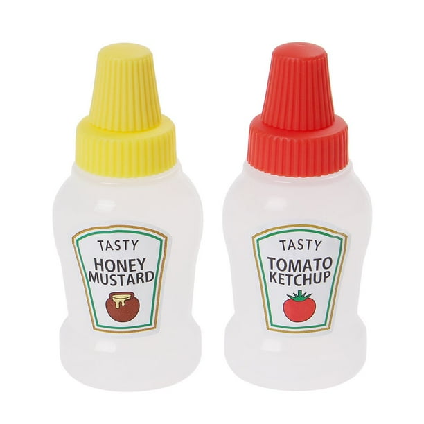 2PCS/Set Gift For Gravy Oil Barbecue Supplies Mustard Honey Squeeze