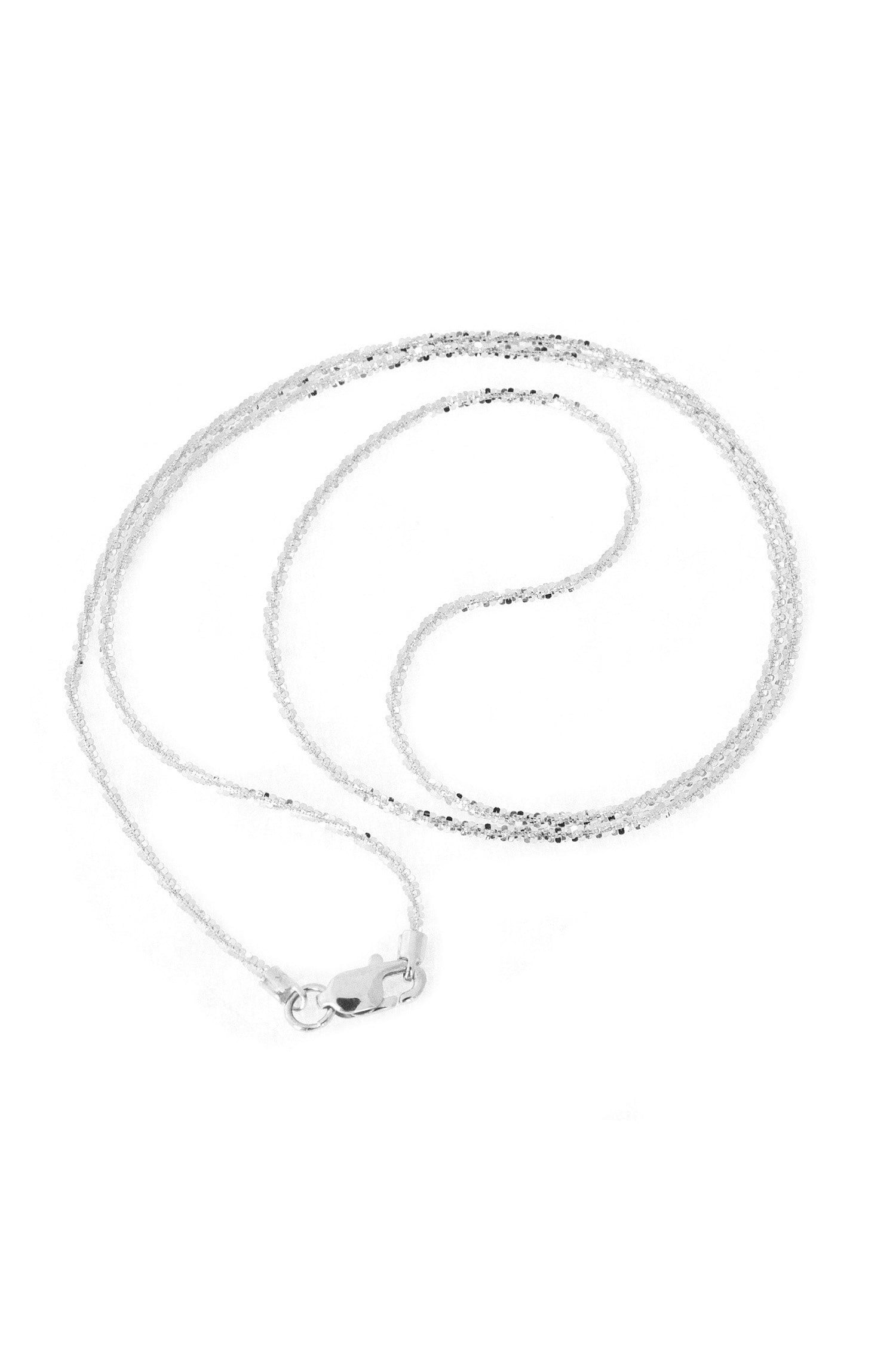 SINGAPORE CHAIN 18 INCHES LONG 14KT GOLD SPARKLE SINGAPORE CHAIN WITH LOBSTER LOCK