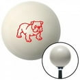 thumbnail image 1 of American Shifter  Red English Bulldog Ivory Shift Knob with M16 x 1.5 Insert Shifter Auto Manual Brody, 1 of 1