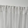 thumbnail image 3 of Exclusive Home Curtains 2 Pack Hemstitch Sheer Embellished Rod Pocket Top Curtain Panels, 3 of 6