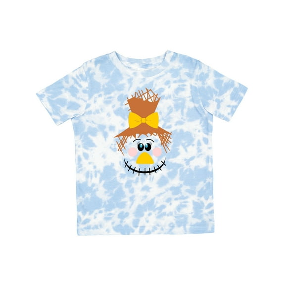 Inktastic Halloween Fall Cute Smiling Scarecrow Face Girls Toddler T-Shirt