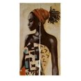thumbnail image 1 of ABPHQTO Cortina de entrada de mujer africana, cortinas japonesas Noren, cortina de puerta, cortina de entrada, tamaño 85x150 CM ABPHQTO  Noren-A184-85x150, 1 of 1